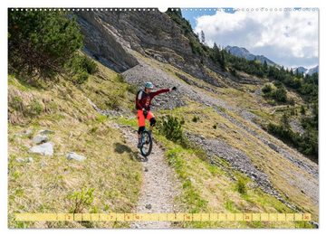 CALVENDO Wandkalender Einrad Downhill (Premium, hochwertiger DIN A2 Wandkalender 2023, Kunstdruck in Hochglanz)