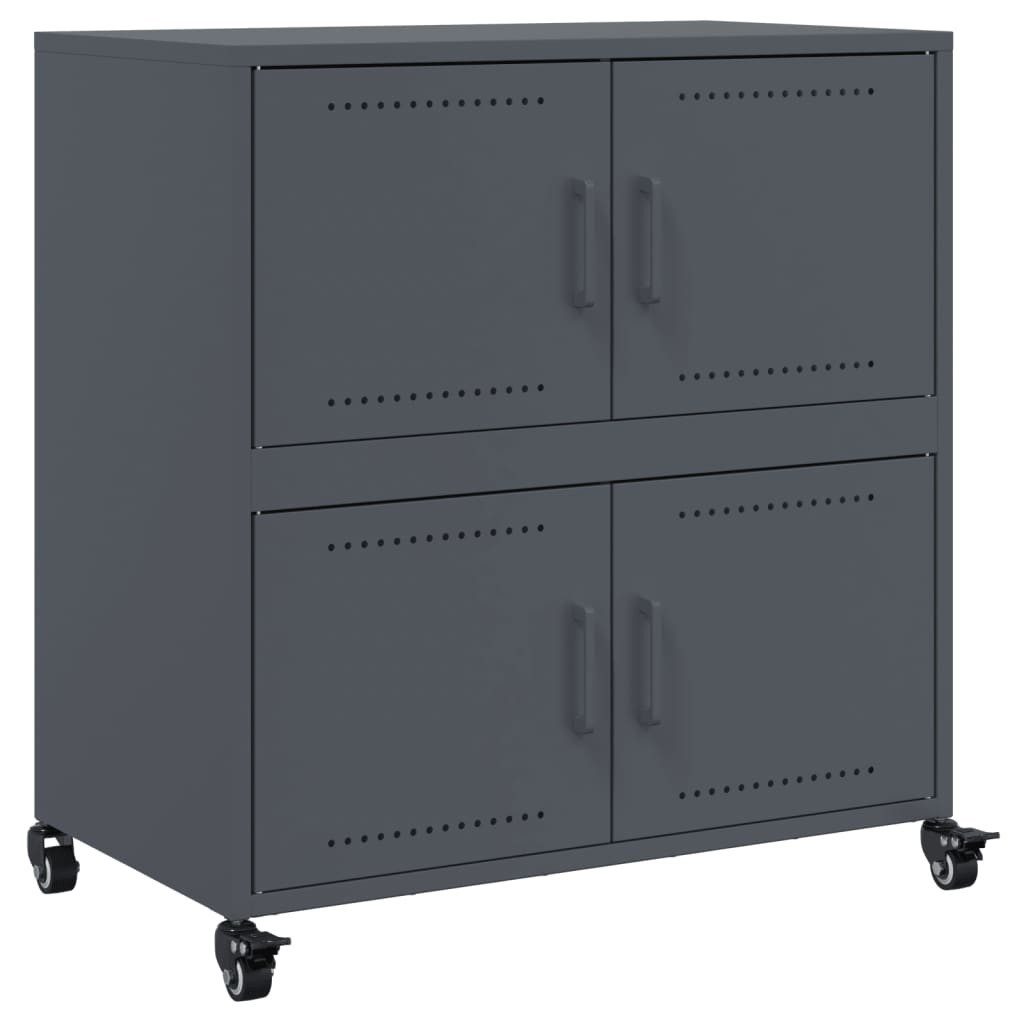 vidaXL Sideboard Sideboard Anthrazit 68,5x39x72 cm günstig online kaufen