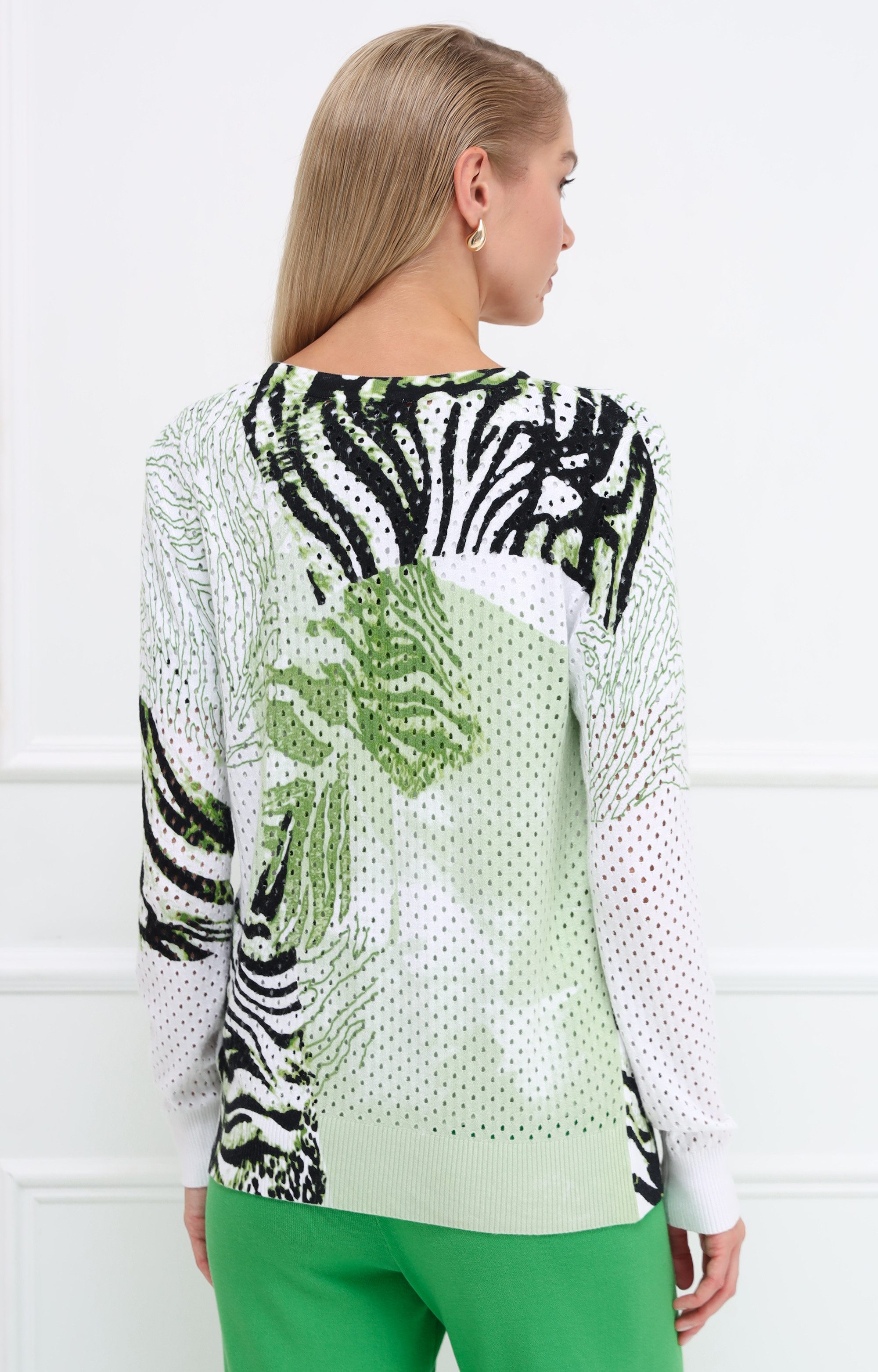 Passioni Cardigan und Top mit abstraktem günstig online kaufen