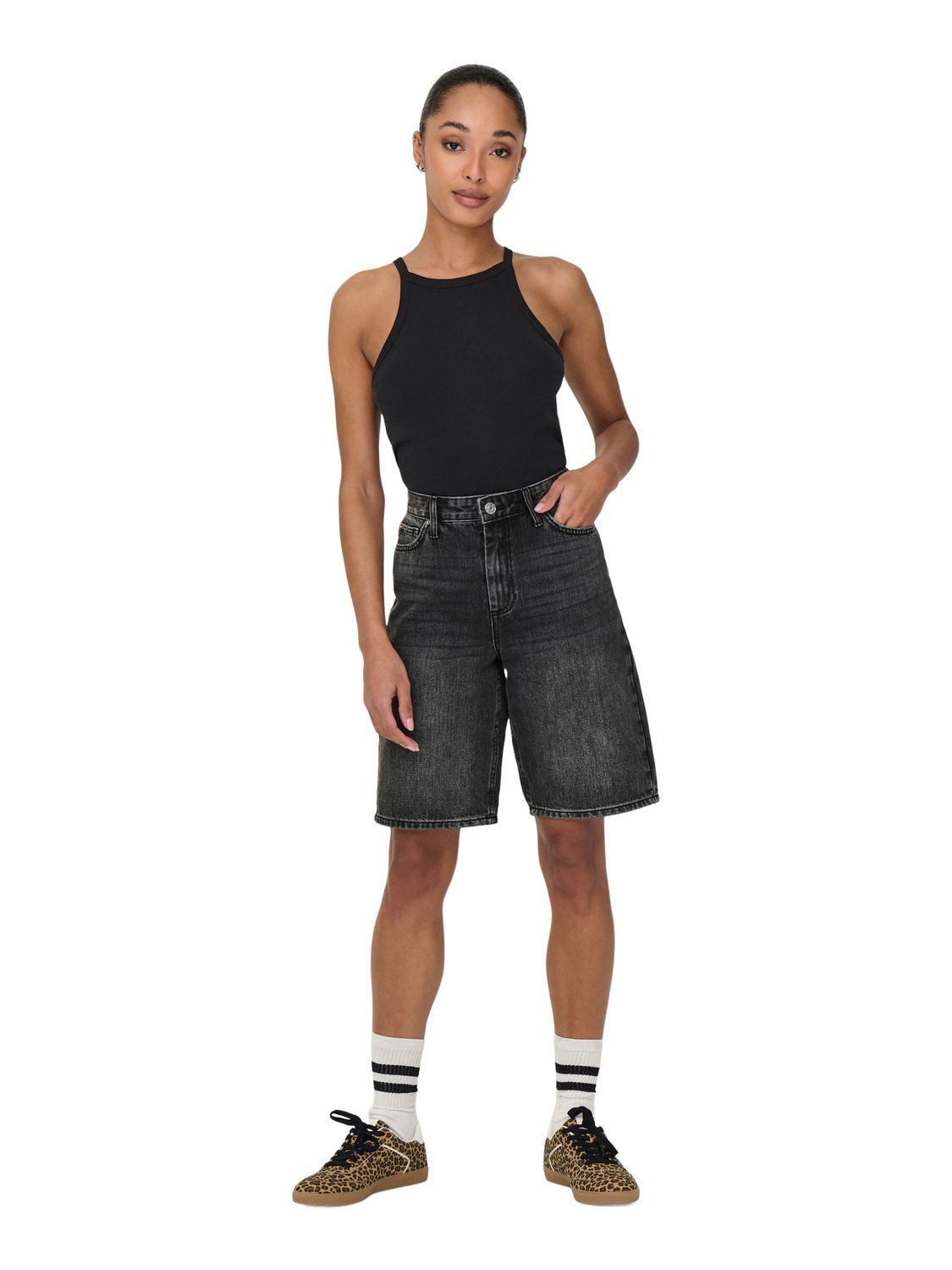 ONLY Jeansshorts ONLSONNY HW WIDE DNM aus Baumwolle günstig online kaufen
