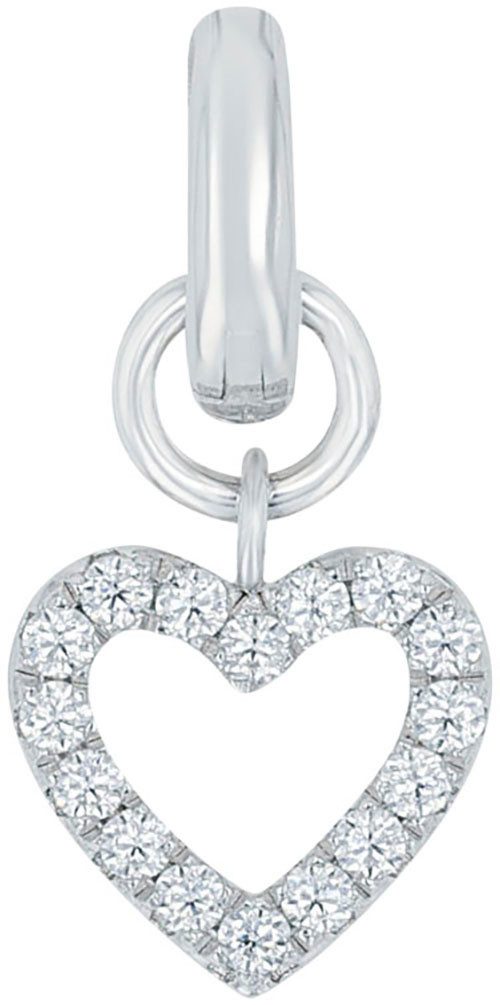 Amor Charm Herz, mit Zirkonia (synth)