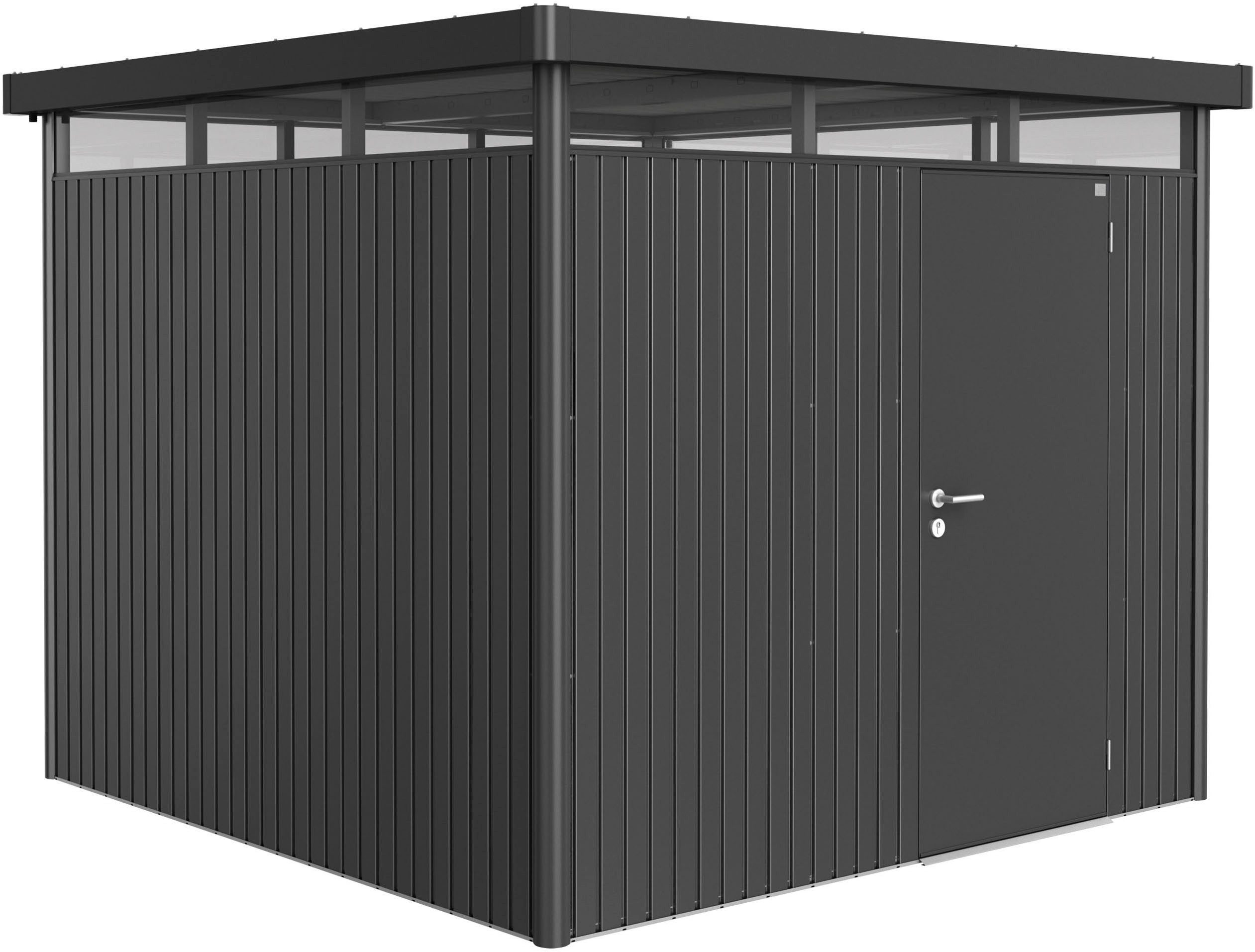 Biohort Gerätehaus HighLine Gr. H4, BxT: 275x275 cm, quarzgrau-metallic
