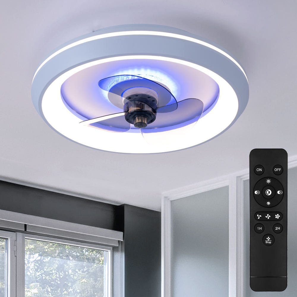 GLOBO LIGHTING Deckenventilator, Deckenventilator mit Licht Lampen mit Ventilator