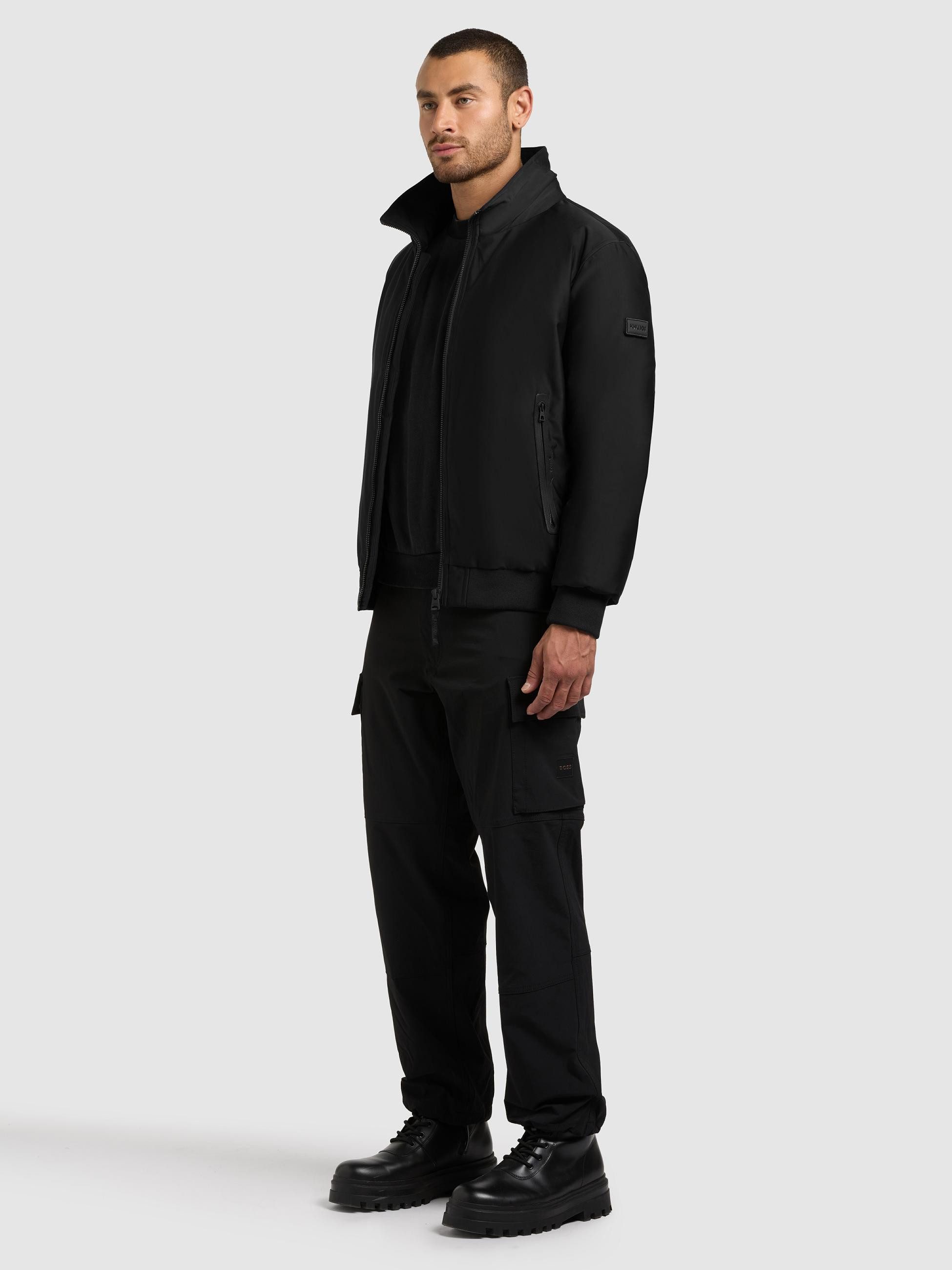 khujo Outdoorjacke Ginster Herren Winterjacke mit Teddyfleece-Besatz und magnetischen Details – Bild 4 von 5