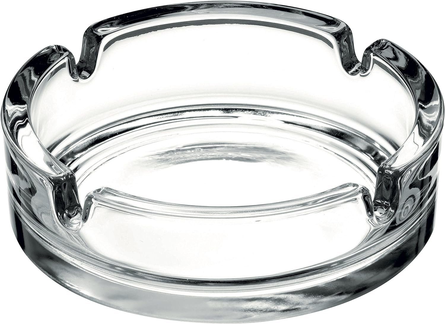 Pasabahce Aschenbecher 54036 Bistro - Aschenbecher aus Glas "Bistro", 2er Set