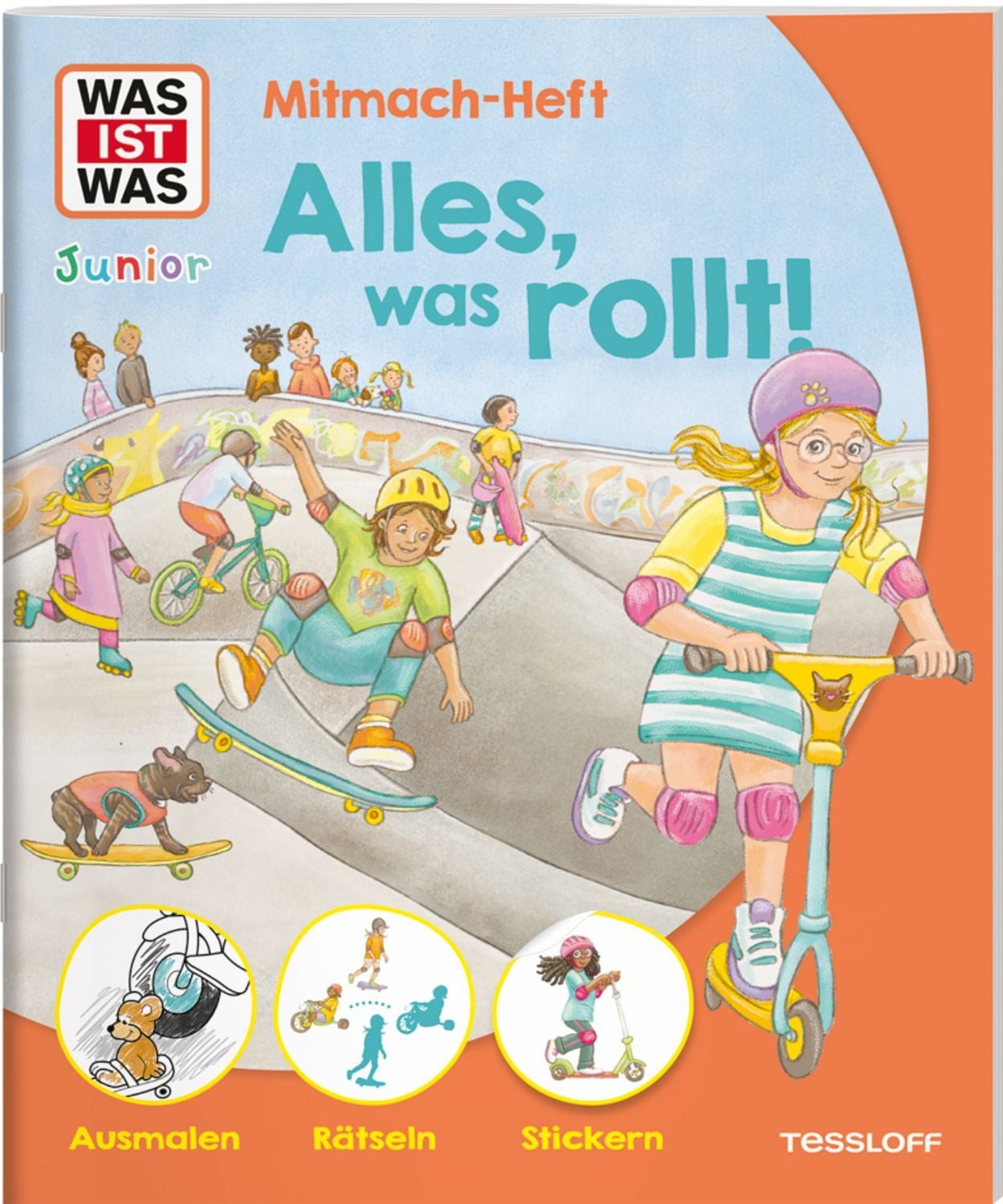 WAS IST WAS Junior Mitmach-Heft Alles, was rollt! / Lorena Lehnert