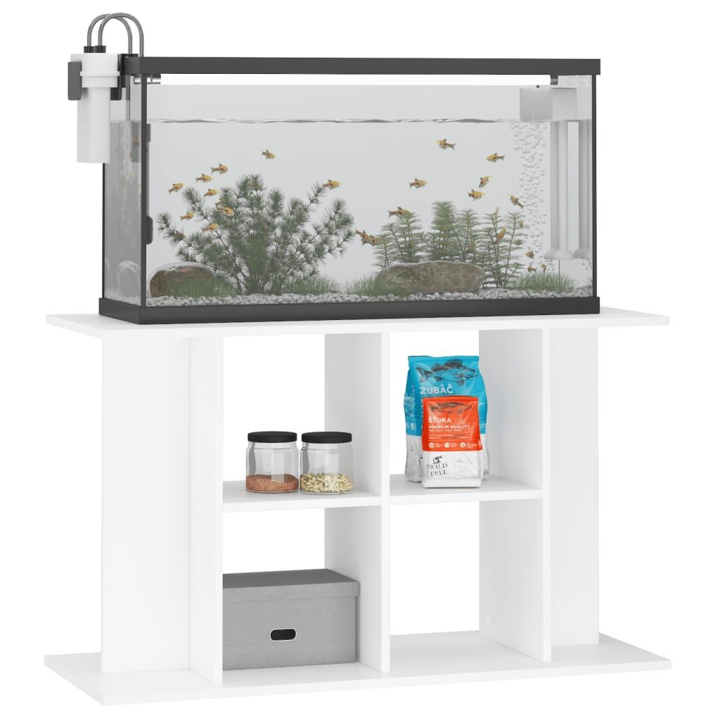 vidaXL Aquariumunterschrank Aquariumständer Weiß 100x40x60 cm günstig online kaufen
