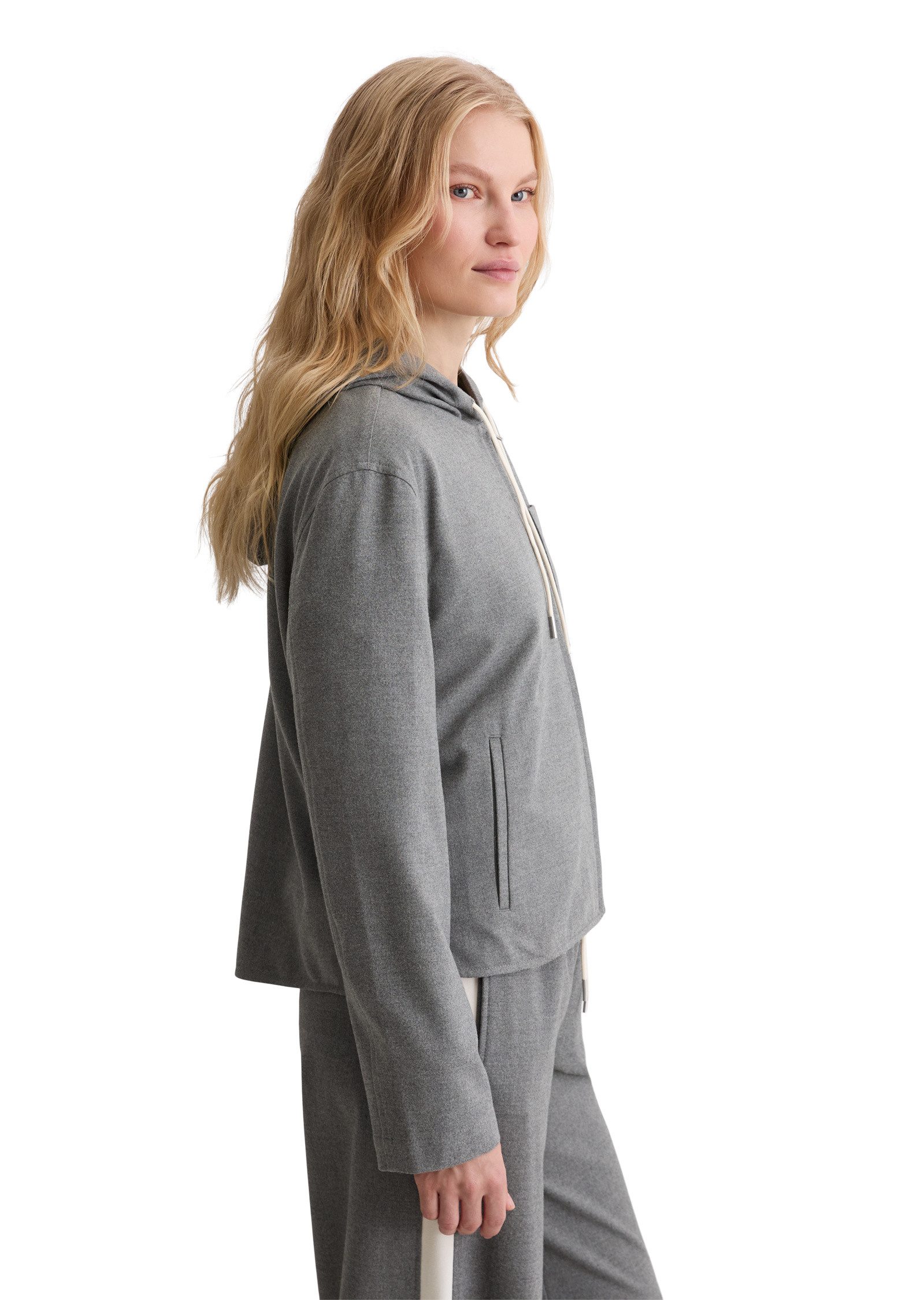 Marc O'Polo Hemdjacke aus recyceltem Polyester und Viskose