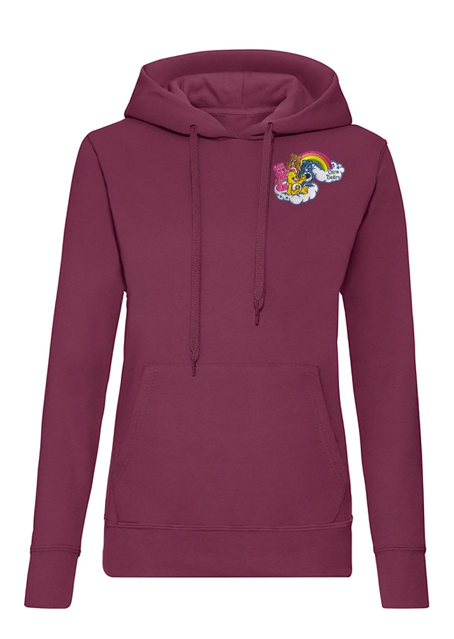 Blondie & Brownie Hoodie Glücksbärchi Patch Damen Hoodie Retro Baumwolle Freizeit Kapuze Looks (Einzelartikel) Gluecksbaerchen Patch Damen Mood Fit