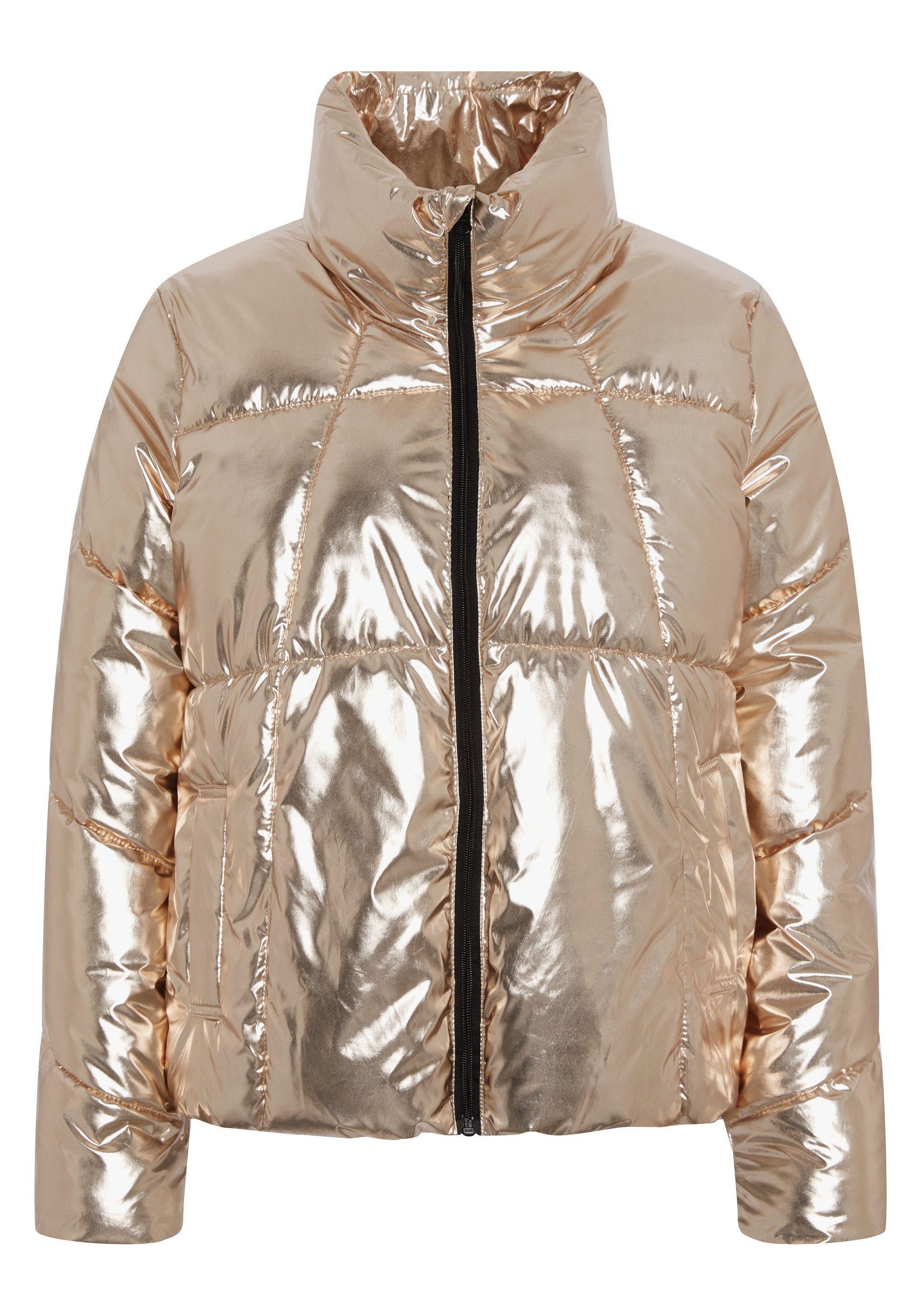 JZ & Co Steppjacke in Metallic-Optik