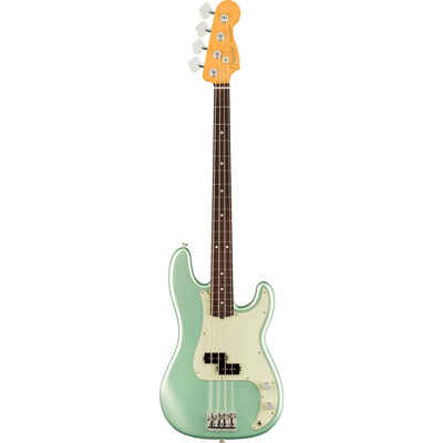 Fender E-Bass, American Professional II Precision Bass RW Mystic Surf Green - E-Bas