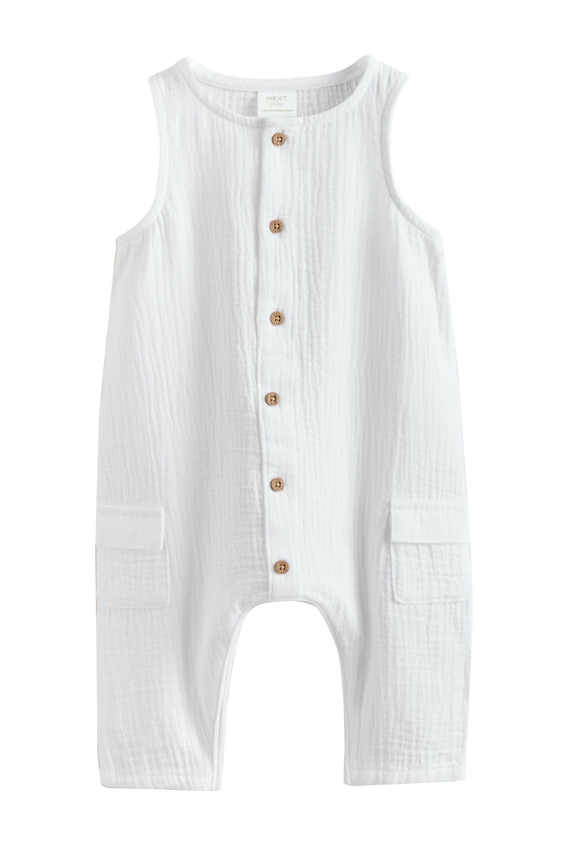 Next Strampler Babyeinteiler aus Webstoff (1-tlg)