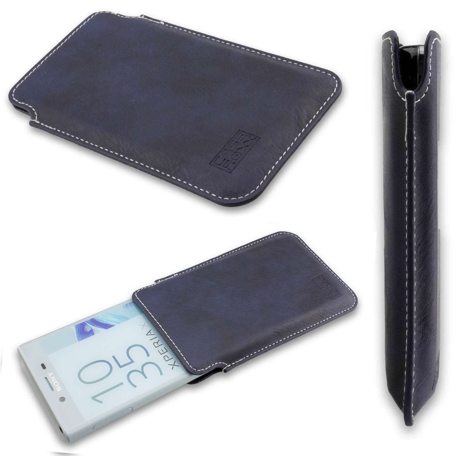 caseroxx Handytasche Business-Line Etui für Sony Xperia X Compact (Einzelartikel, 1-tlg., Business-Line Etui)