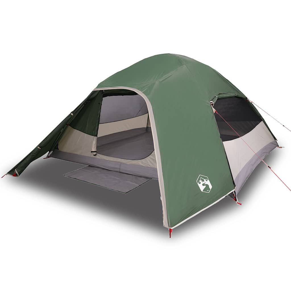 vidaXL Kuppelzelt Kuppel-Campingzelt 4 Personen Grün günstig online kaufen