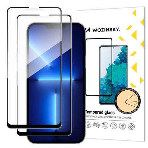 cofi1453 Handyhülle 5D Schutz Glas für iPhone 13 Pro Max, Displayschutz Panzerglasfolie