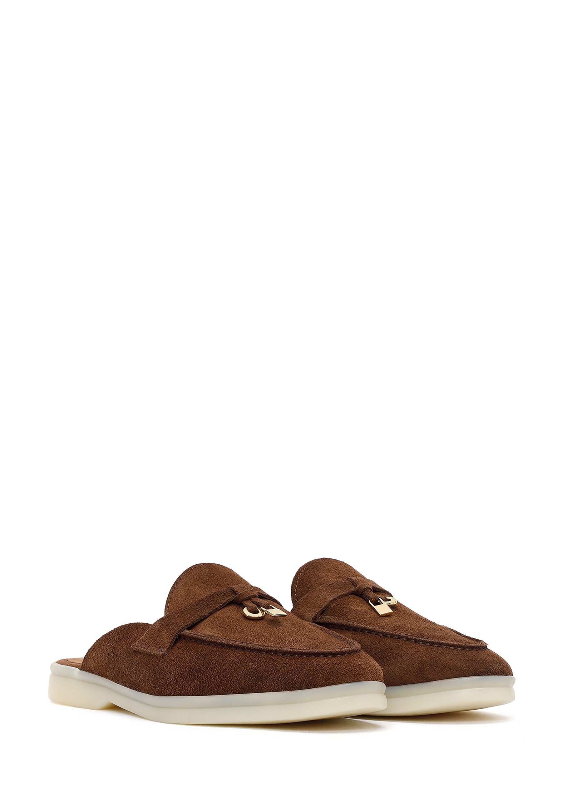 Derimod Loafer-Mules aus Veloursleder Mules