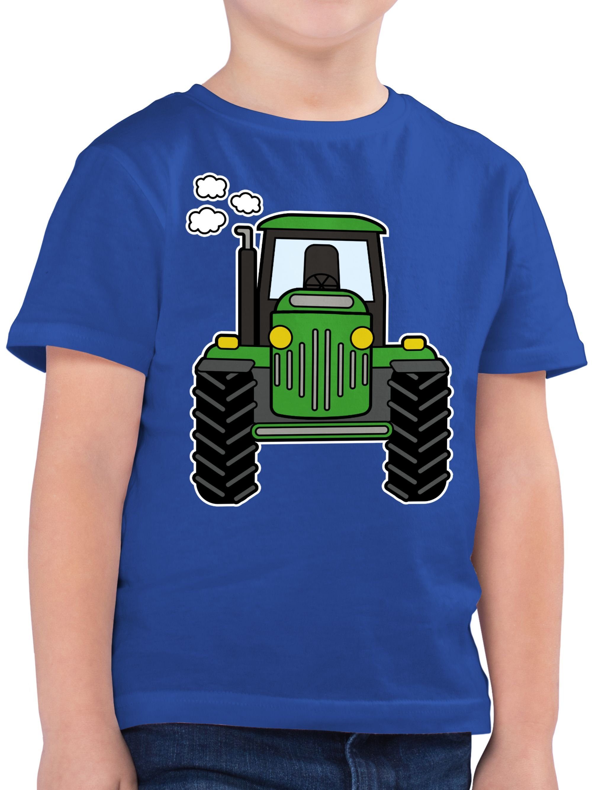Shirtracer T-Shirt Traktor Front Traktor 2 Royalblau