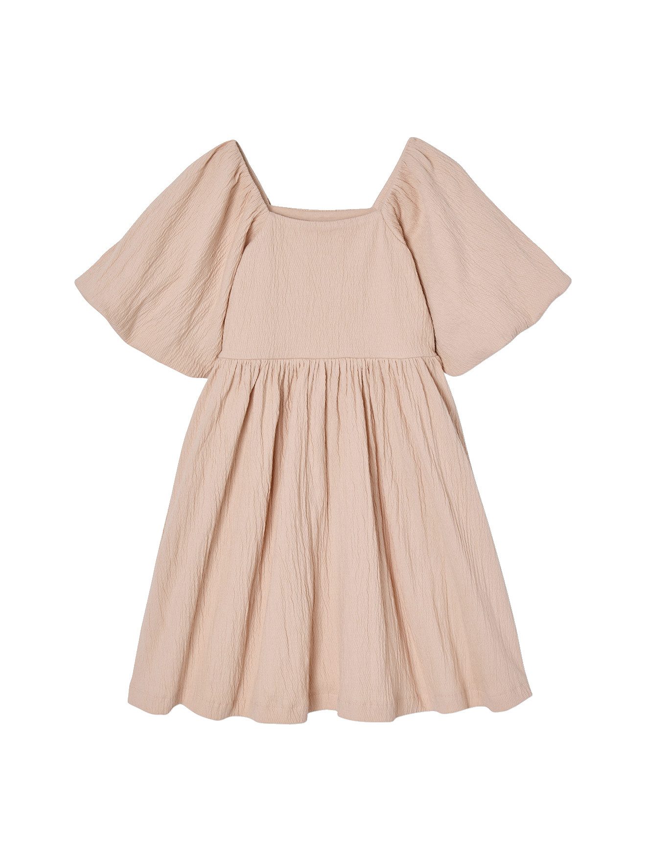 vertbaudet Minikleid Festliches Mädchen Kleid mit Reliefstruktur