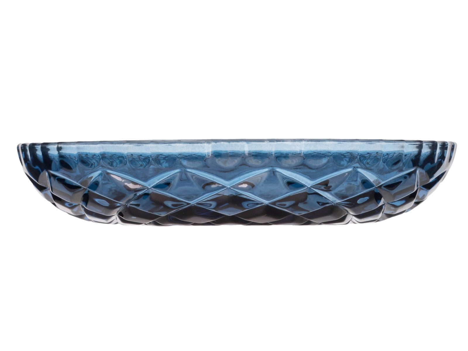 LYNGBY-GLAS Teller-Set Sorrento Teller Glas blau 16 cm Set4, Glas, Teller Sorrento 16 cm 4 Stck. Blau
