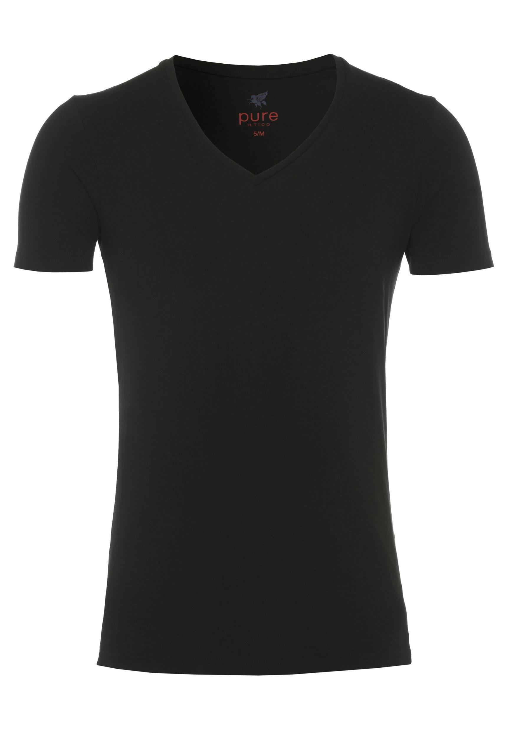 pure H.TICO T-Shirt Pure V-Neck T-Shirt Doppelpack Unterziehshirt