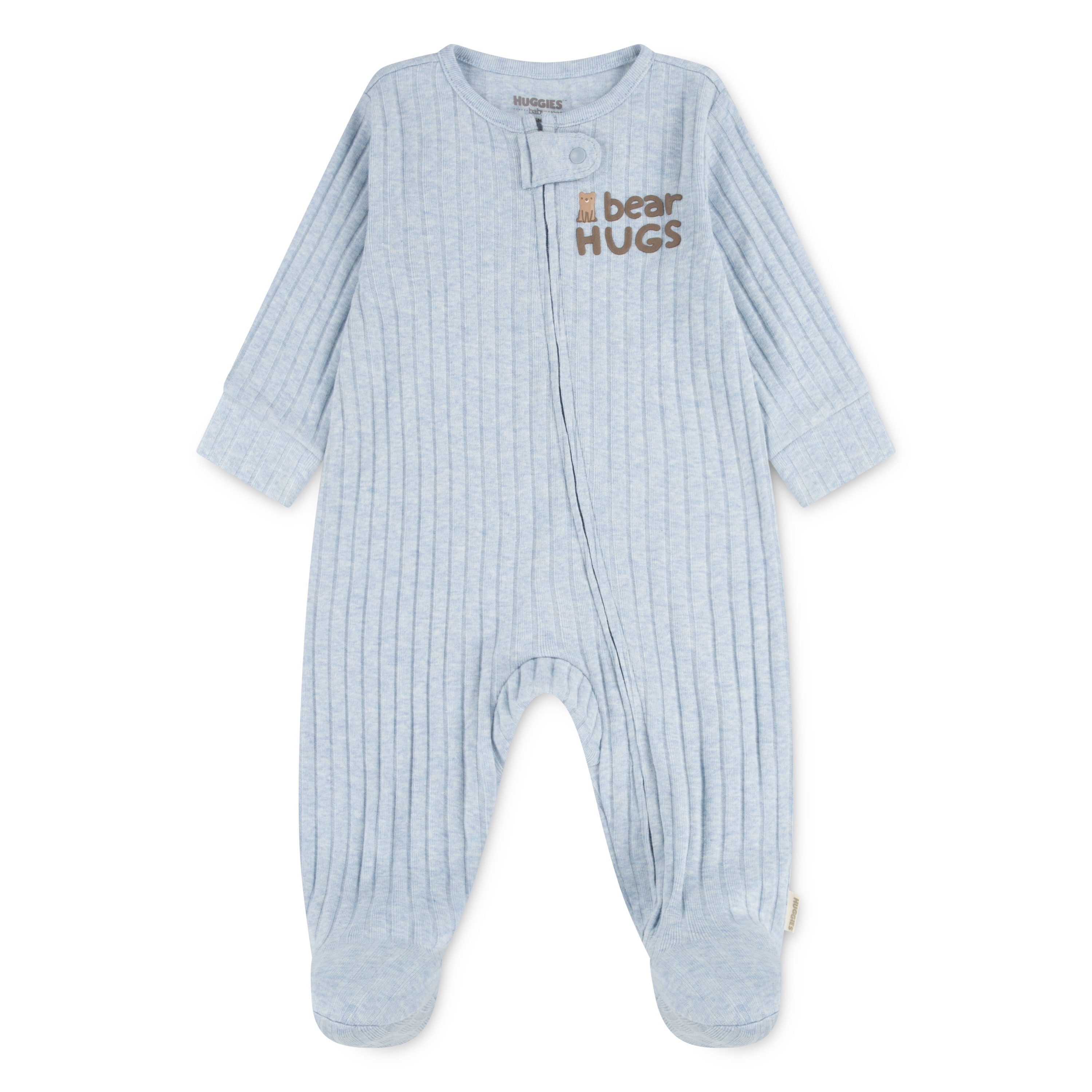 HUGGIES babywear Strampler HUGB FOOTED COVERALL mit Bärchenprint