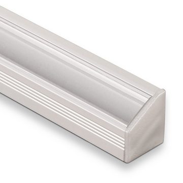SO-TECH® LED-Stripe-Profil Endkappenset für Led Eck - Profil-66 grau (1 x links / 1 x rechts)