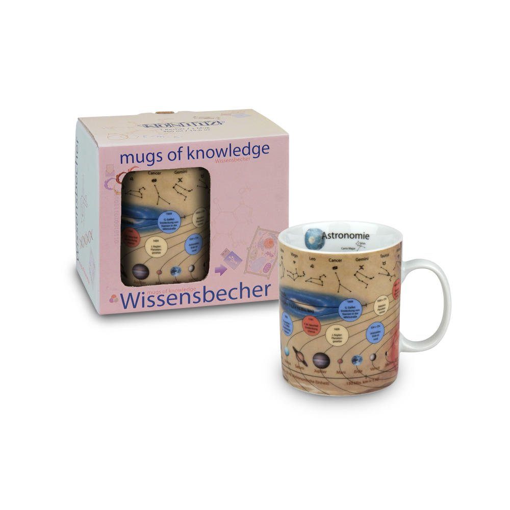 Becher Astronomie Wissensbecher im Geschenkkarton 460 ml