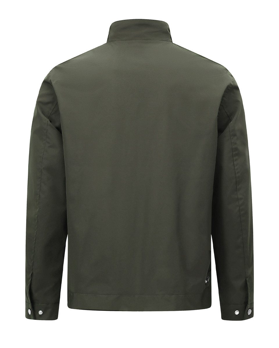 Allthemen Bomberjacke Bomberjacke Herren Relaxed Fit Herbstjacke Stehkragen Übergangszeit