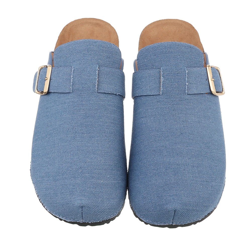 Ital-Design Damen Mules Freizeit Pantolette