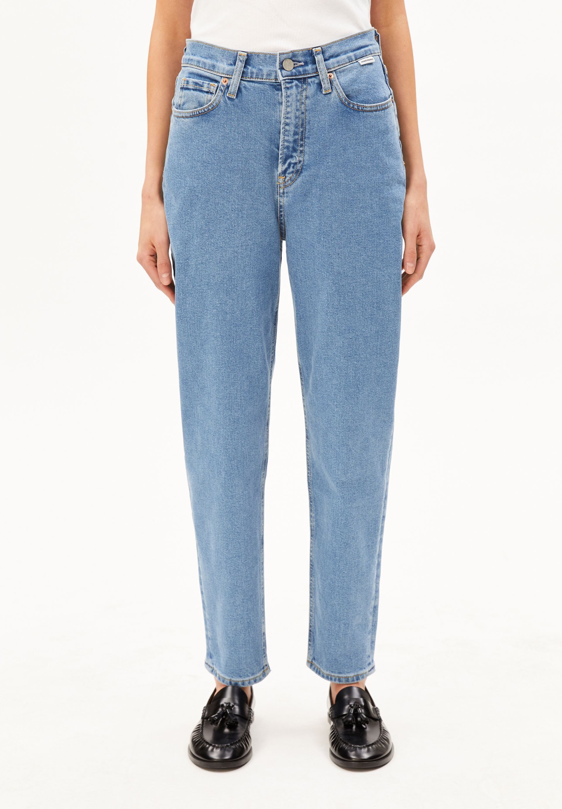 Armedangels Mom-Jeans MAIRAA Mom Jeans recycelter Baumwoll Mix (Comfort-Stretch) High waist