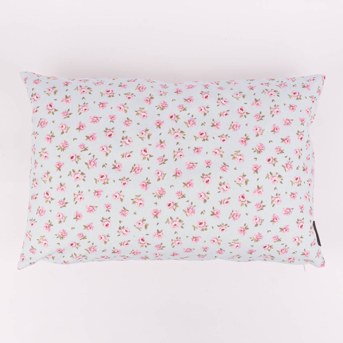 SCHÖNER LEBEN. Dekokissen Kissenhülle Classic Little Rose hellblau div. Größen SCHÖNER LEBEN