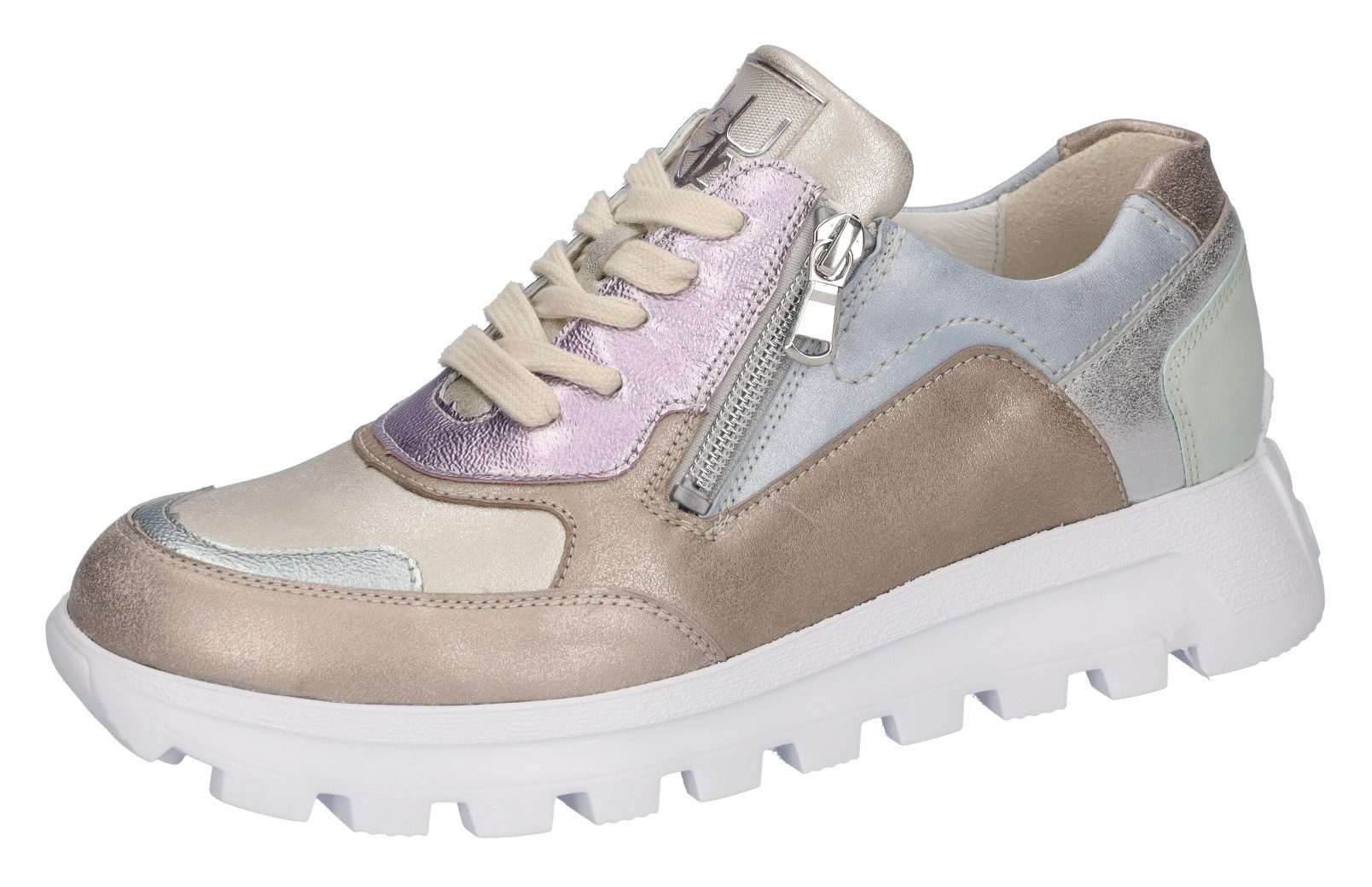 Waldläufer H-AJALA Plateausneaker, Schnürer, Halbschuh Komfortschuh in H-Weite (sehr weit)