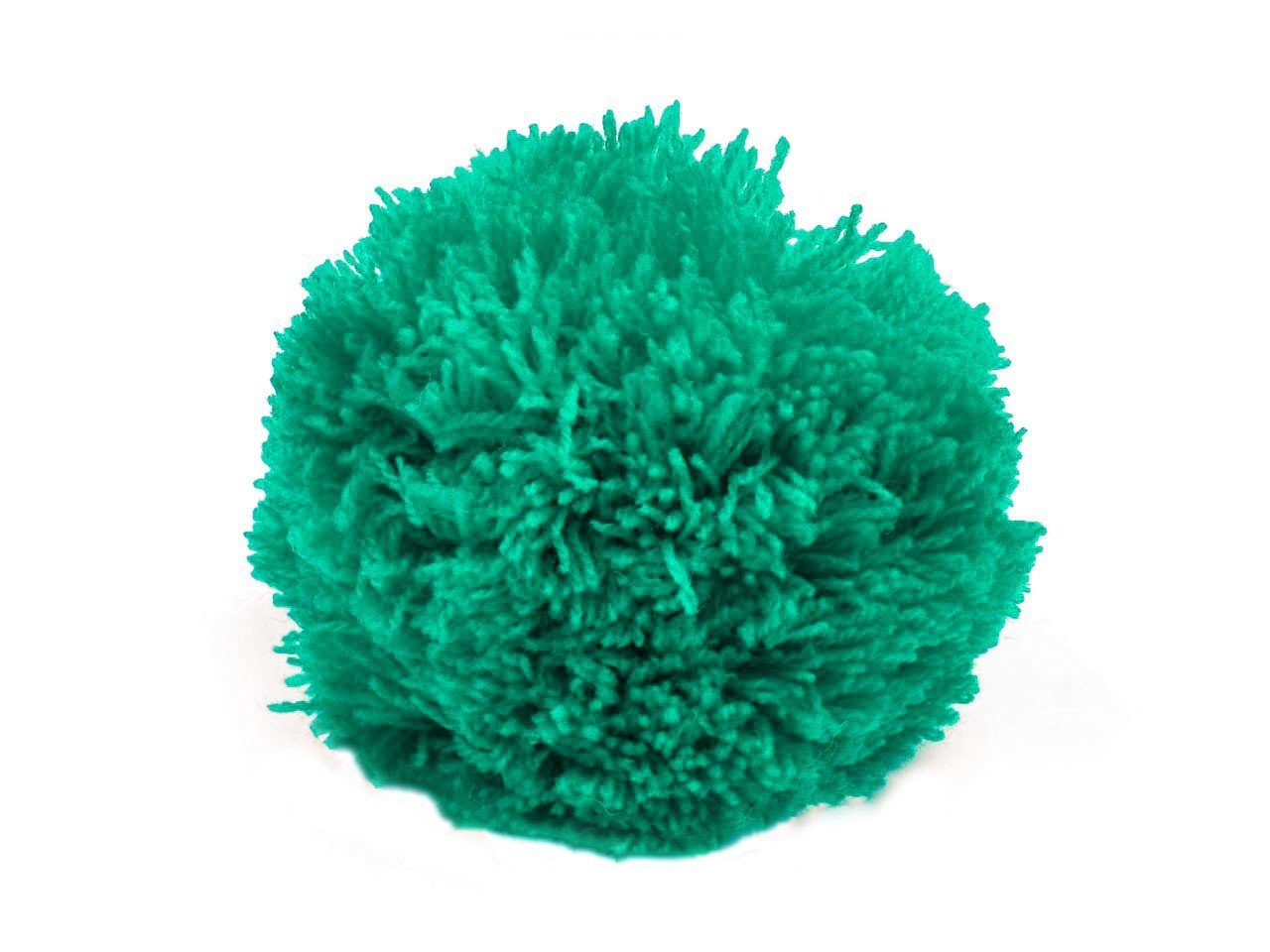 maDDma Pompon 2 Bommeln / Wollbommeln / Pompon, 7cm (2 Stück), irischgrün