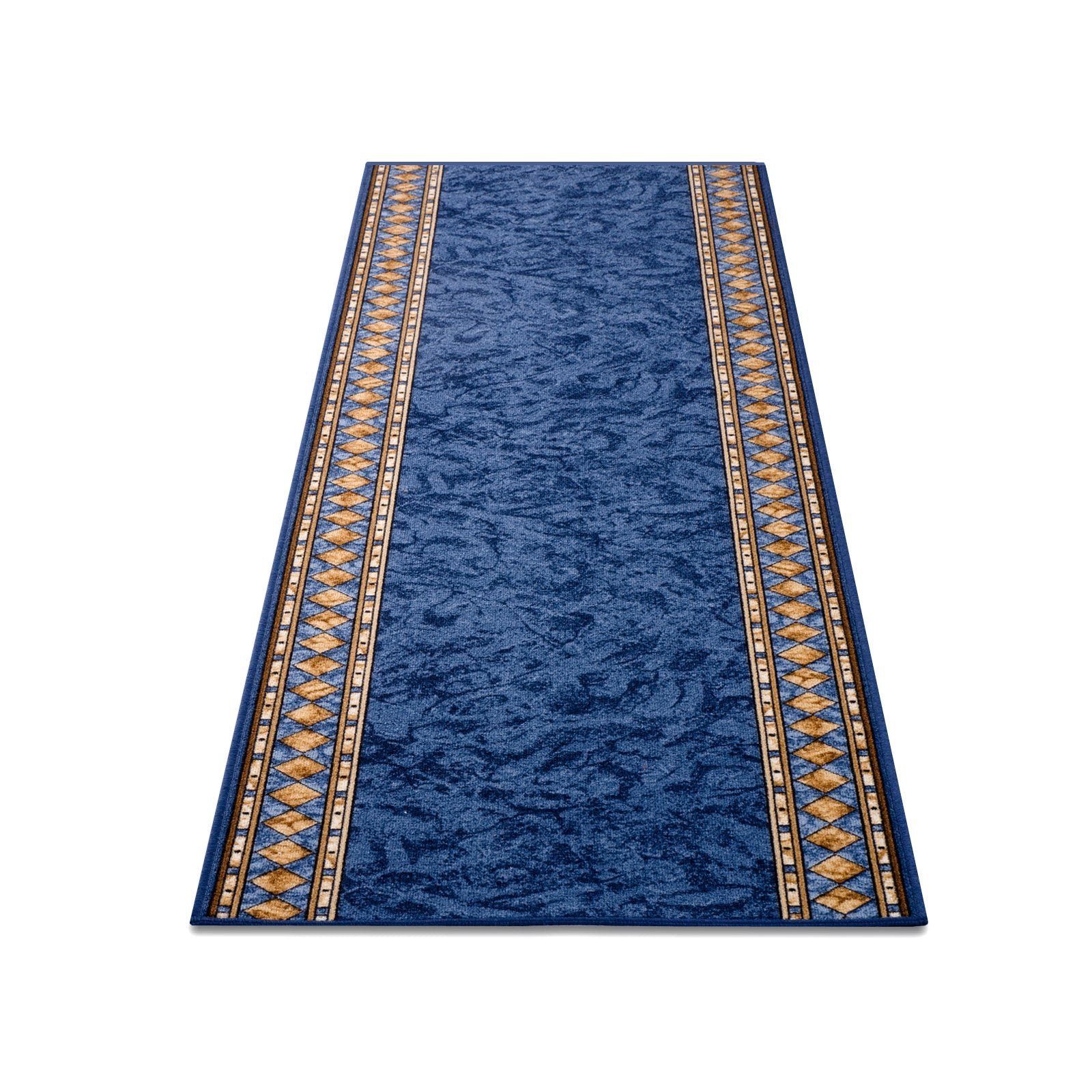 Läufer Rügen, Teppichläufer erhältlich in Größen, Blau 5 mm Höhe: Farben & vielen Floordirekt