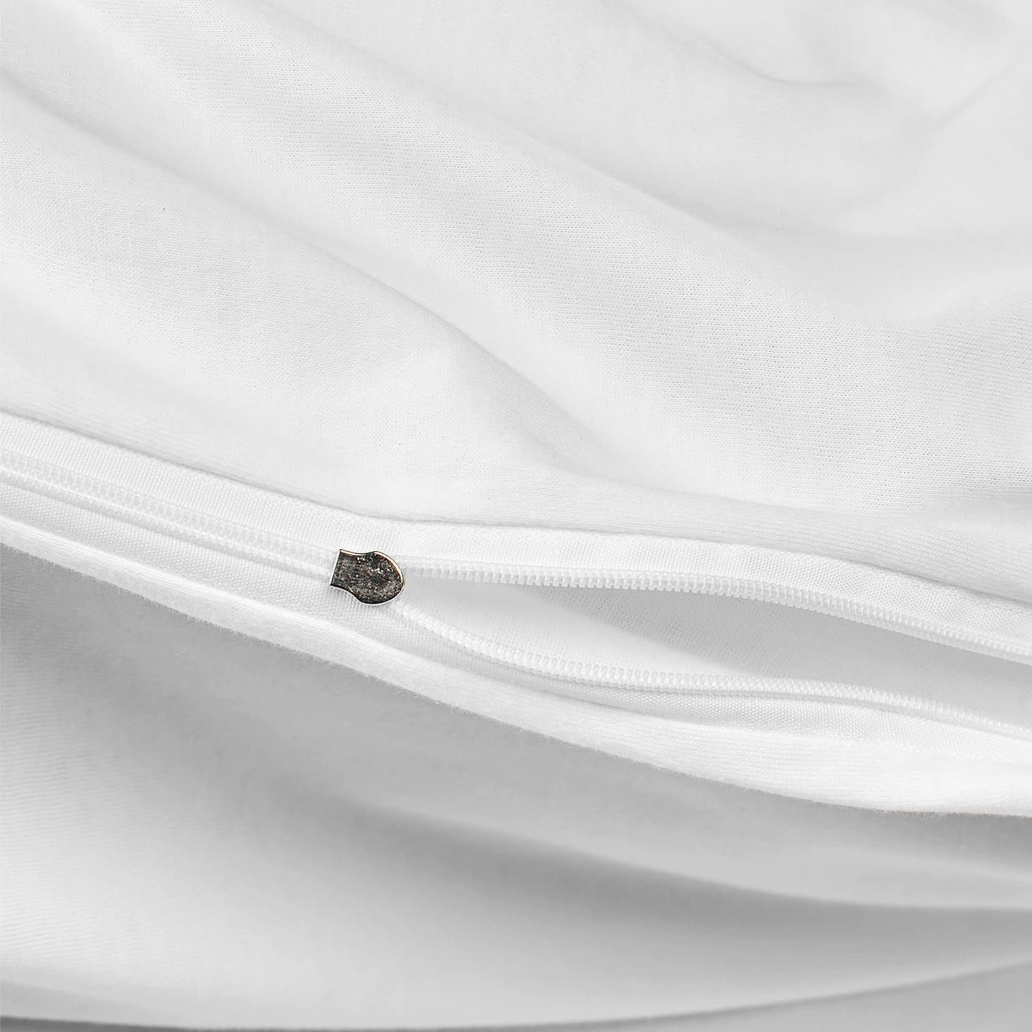 livessa Bettbezug Bettbezug Baumwolle Jersey Bettwäsche Allergiker Reißverschluss, (1 St), 100% Baumwolle Single-Jersey 140 g/m² weich & atmungsaktiv