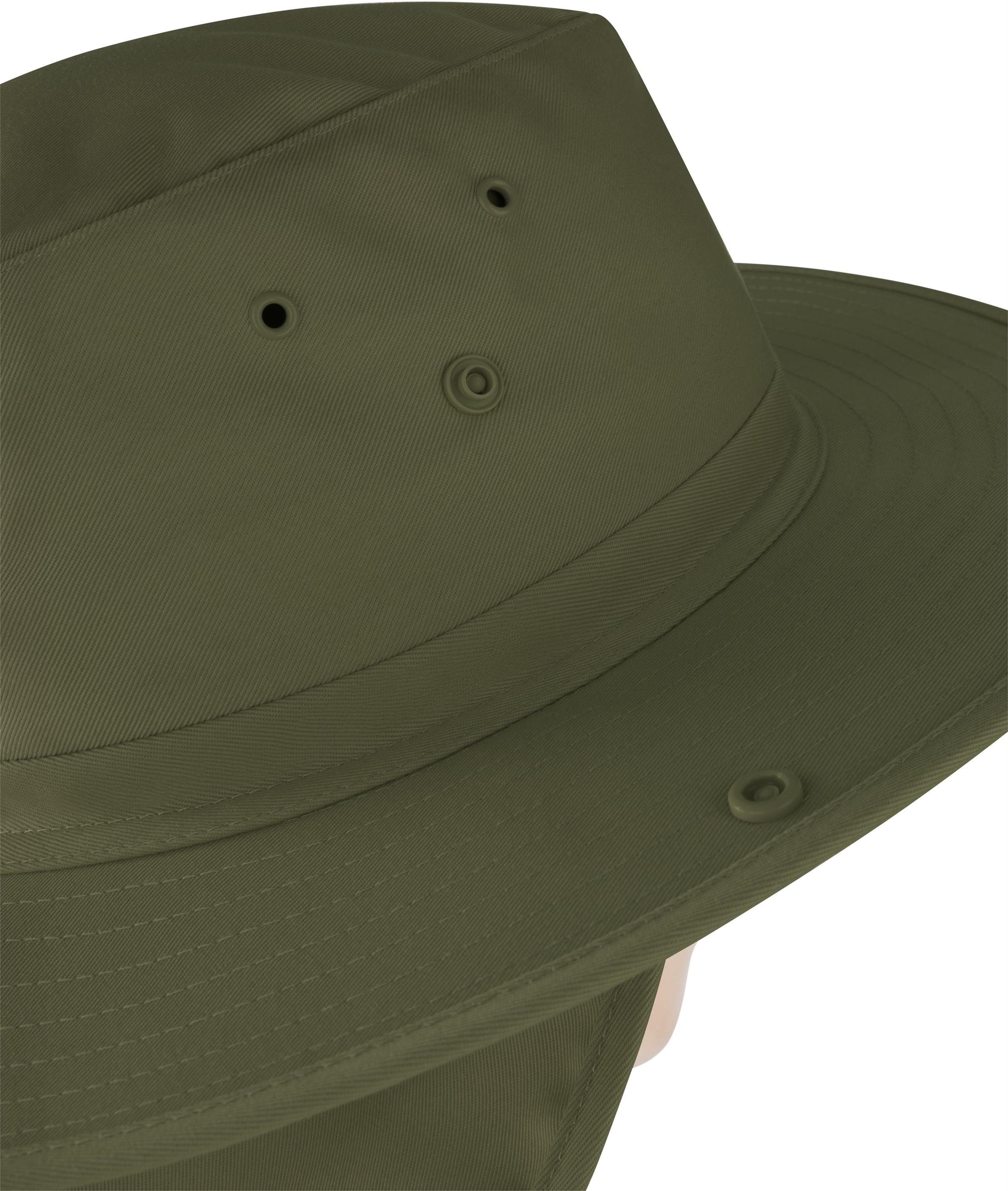 normani Outdoorhut Buschhut Outback Schlapphut mit Nackenschutz Fischerhut Sommerhut Strandhut Wanderhut – Bild 3 von 5