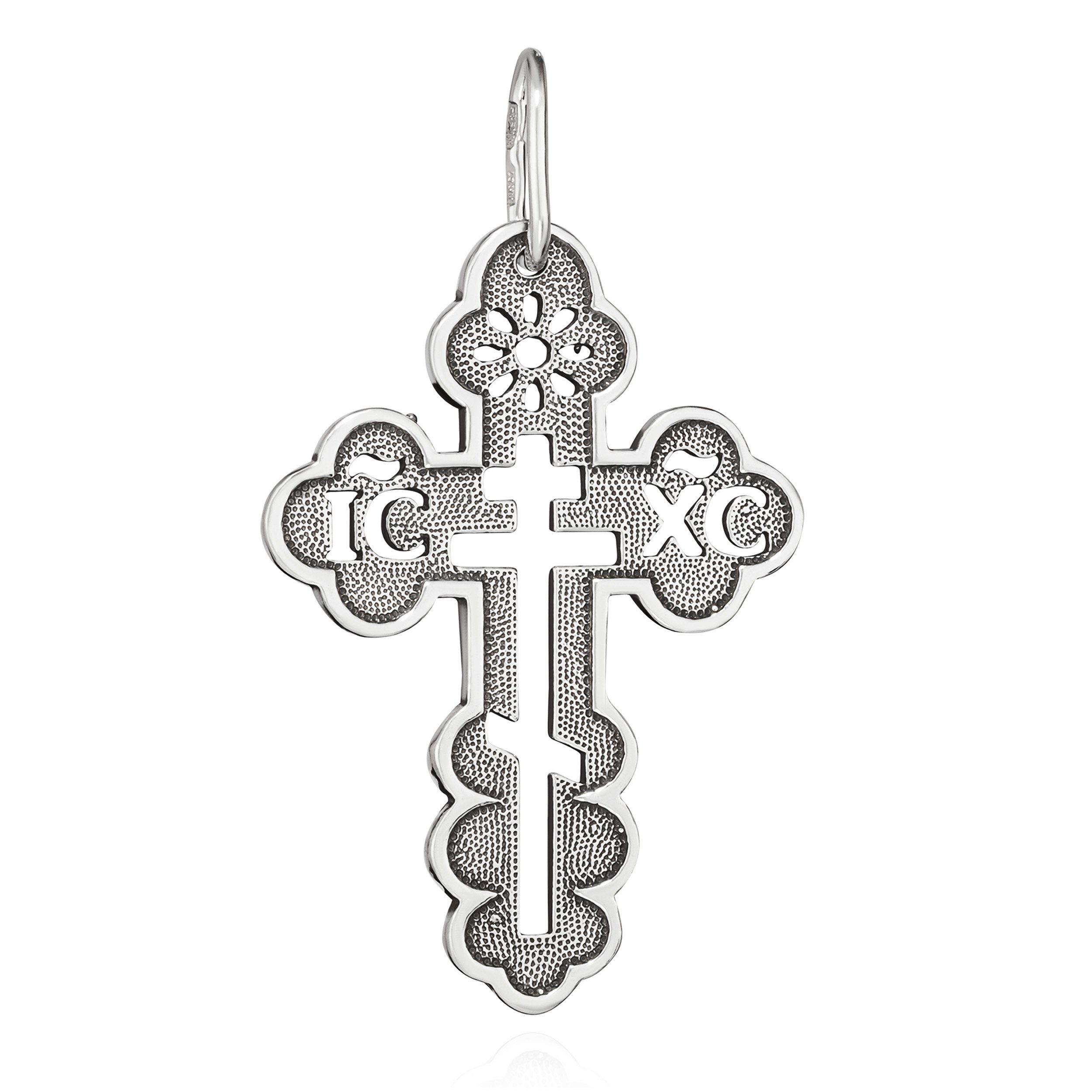 NKlaus Kreuzanhänger Silber Kreuz 925 Sterling Orthodox Anhänger K81 Kr