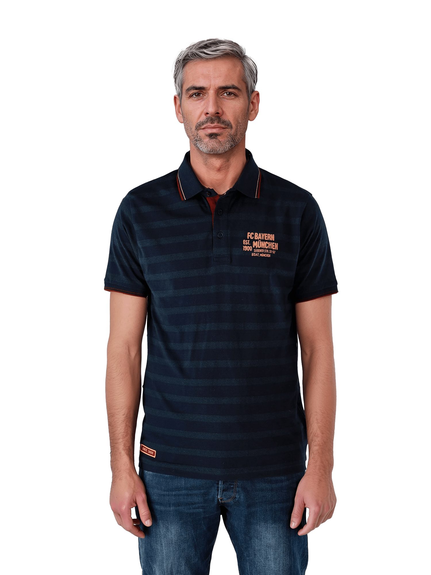 FC Bayern München Poloshirt FC Bayern München, Poloshirt Rekordmeister, Herren, Navy