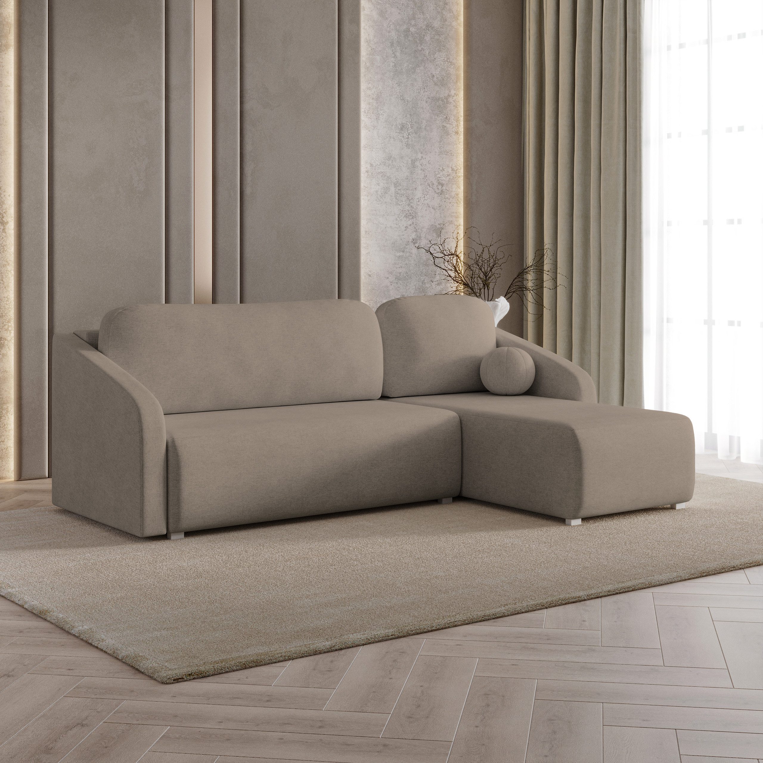 Masseno Ecksofa MARELLO mit Schlaffunktion L-Form, günstig online kaufen