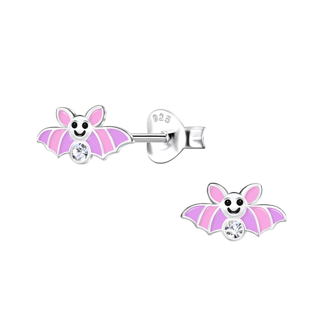 Valentinstagsgeschenk Order & Smile Schmuck Paar Ohrstecker Kinder Ohrstecker Fledermaus: Halloween Ohrringe Silber 925