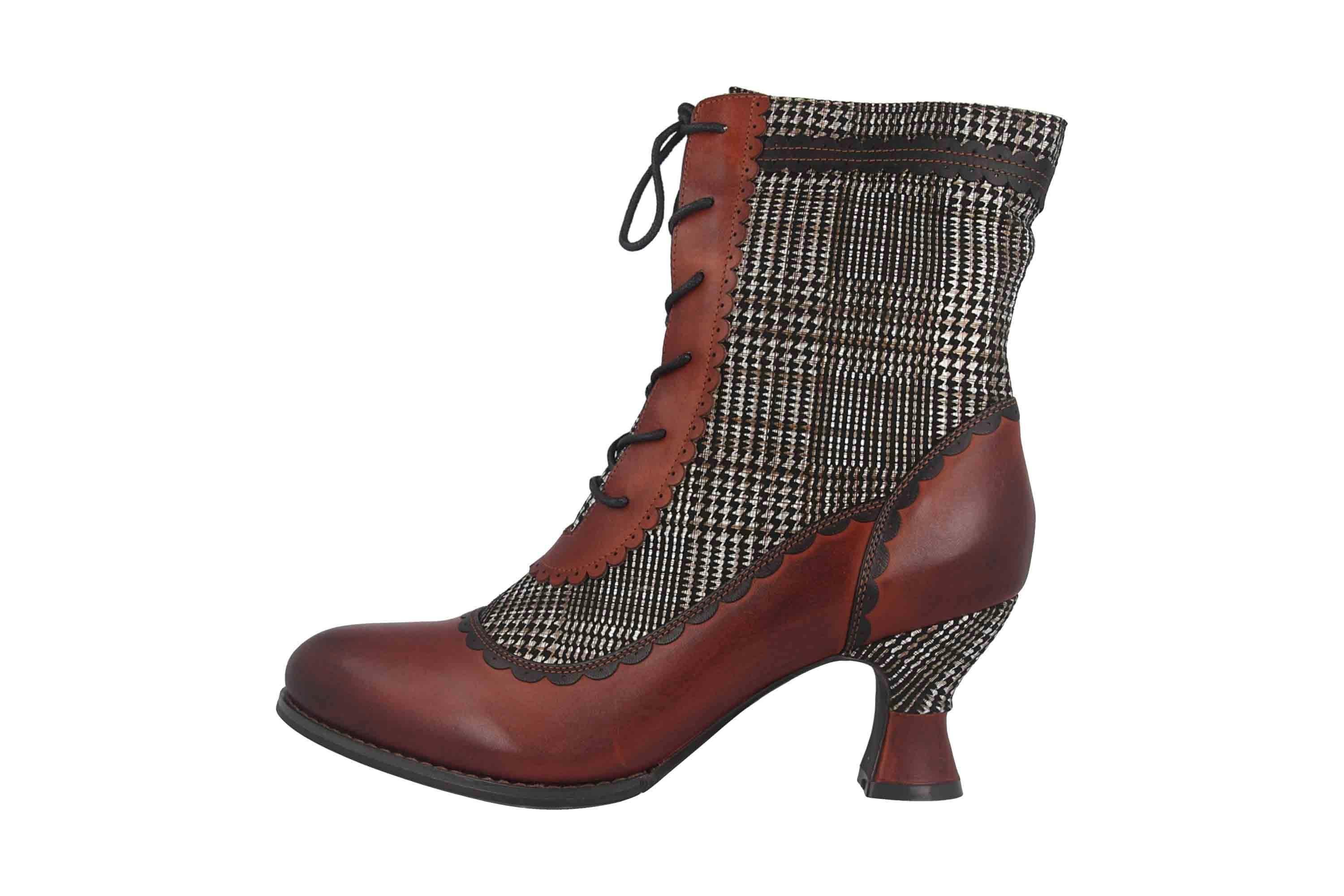 Spring Step BEWITCH-PLAID-MBRM Stiefel