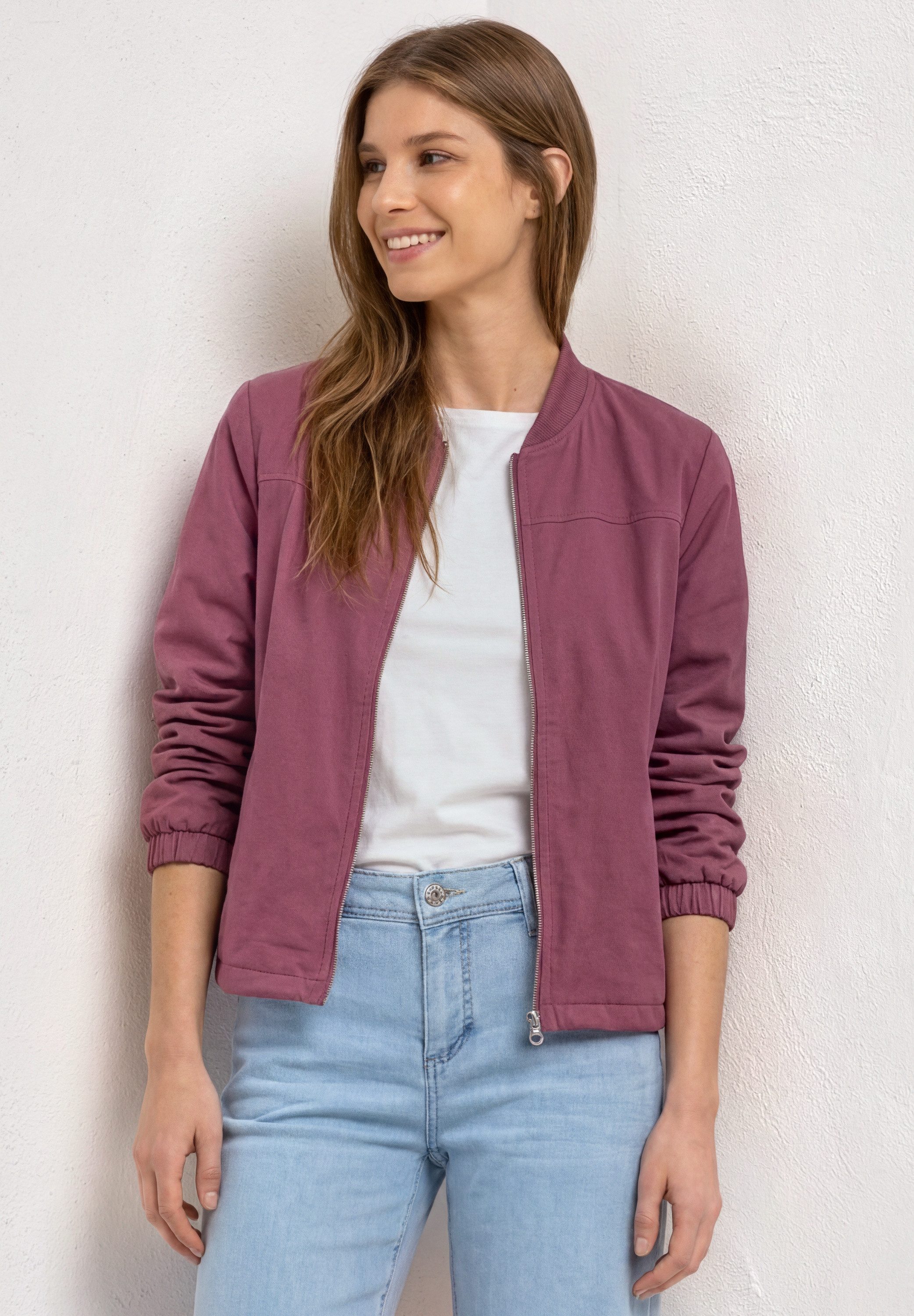 STREET ONE Kurzjacke im soften Baumwoll-Mix