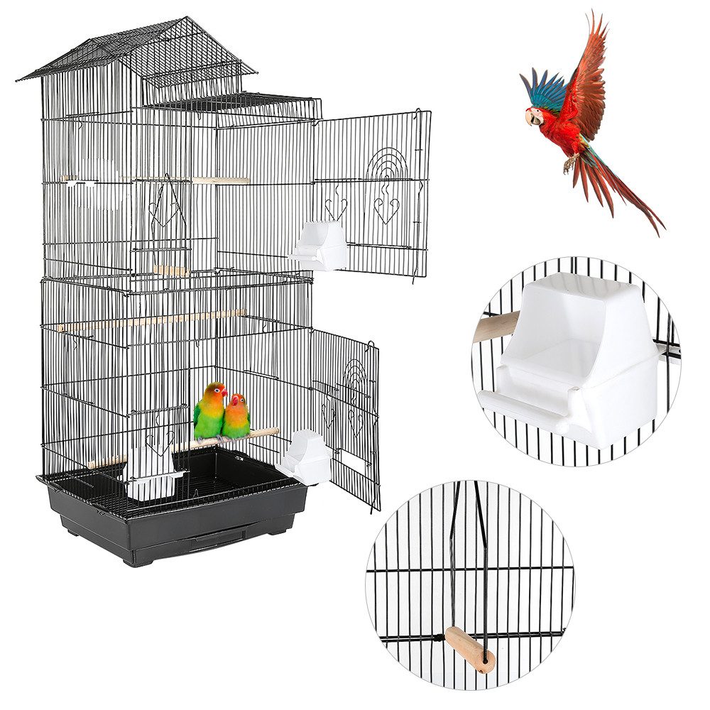 Vogelkäfig Vogelkäfig mit Vogelspielzeuge