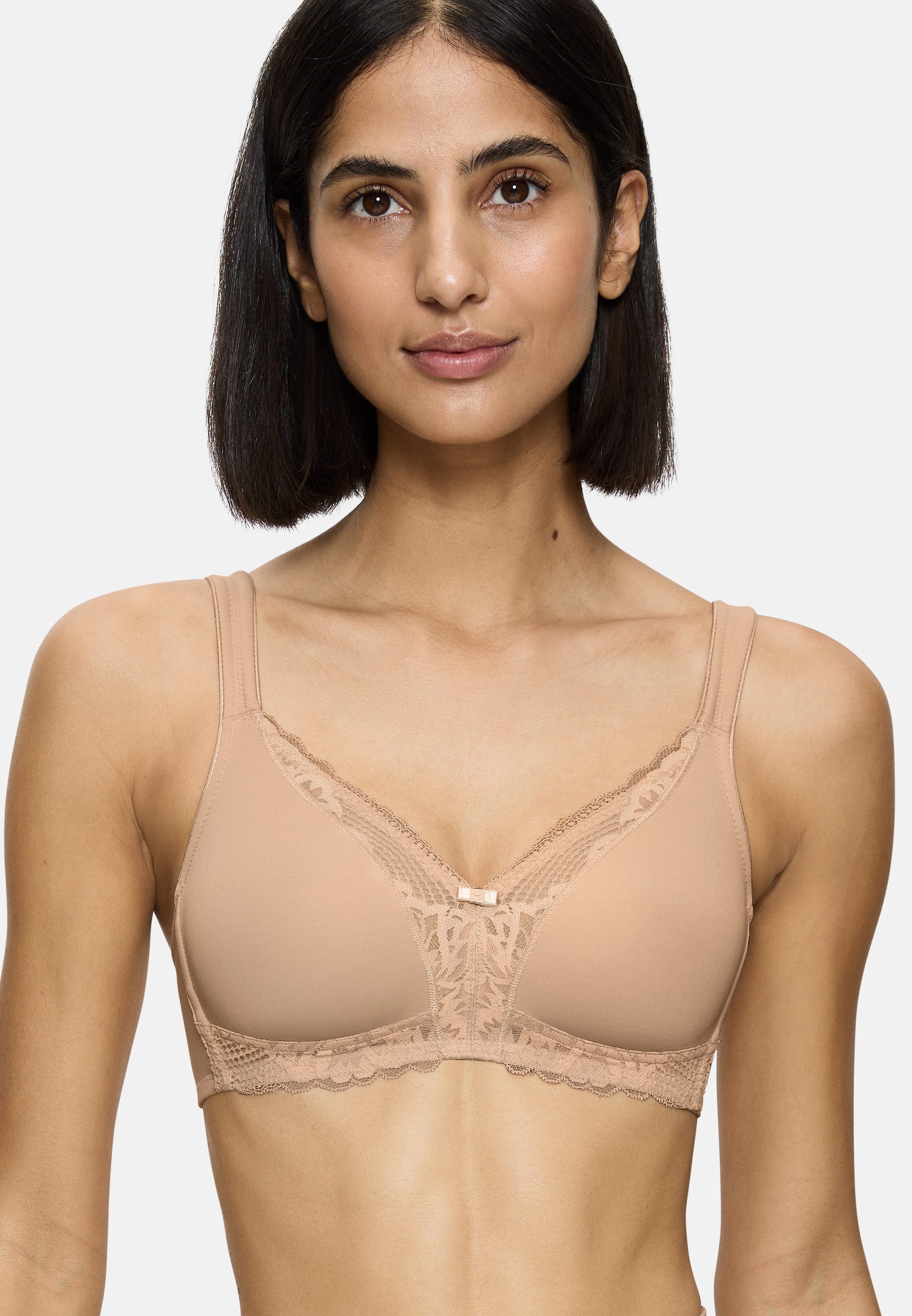 Triumph Bügelloser BH Modern Lace & Cotton N (1-tlg) BH ohne Bügel - Moderne Passform für optimalen Tragekomfort