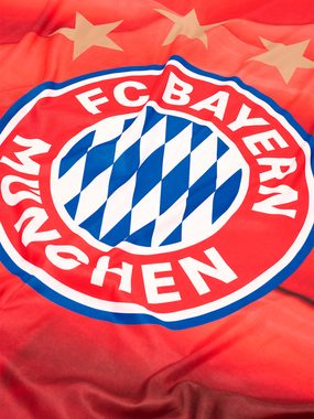 Bettbezug Bettwäsche Microfaser 135x200 cm, FC Bayern München