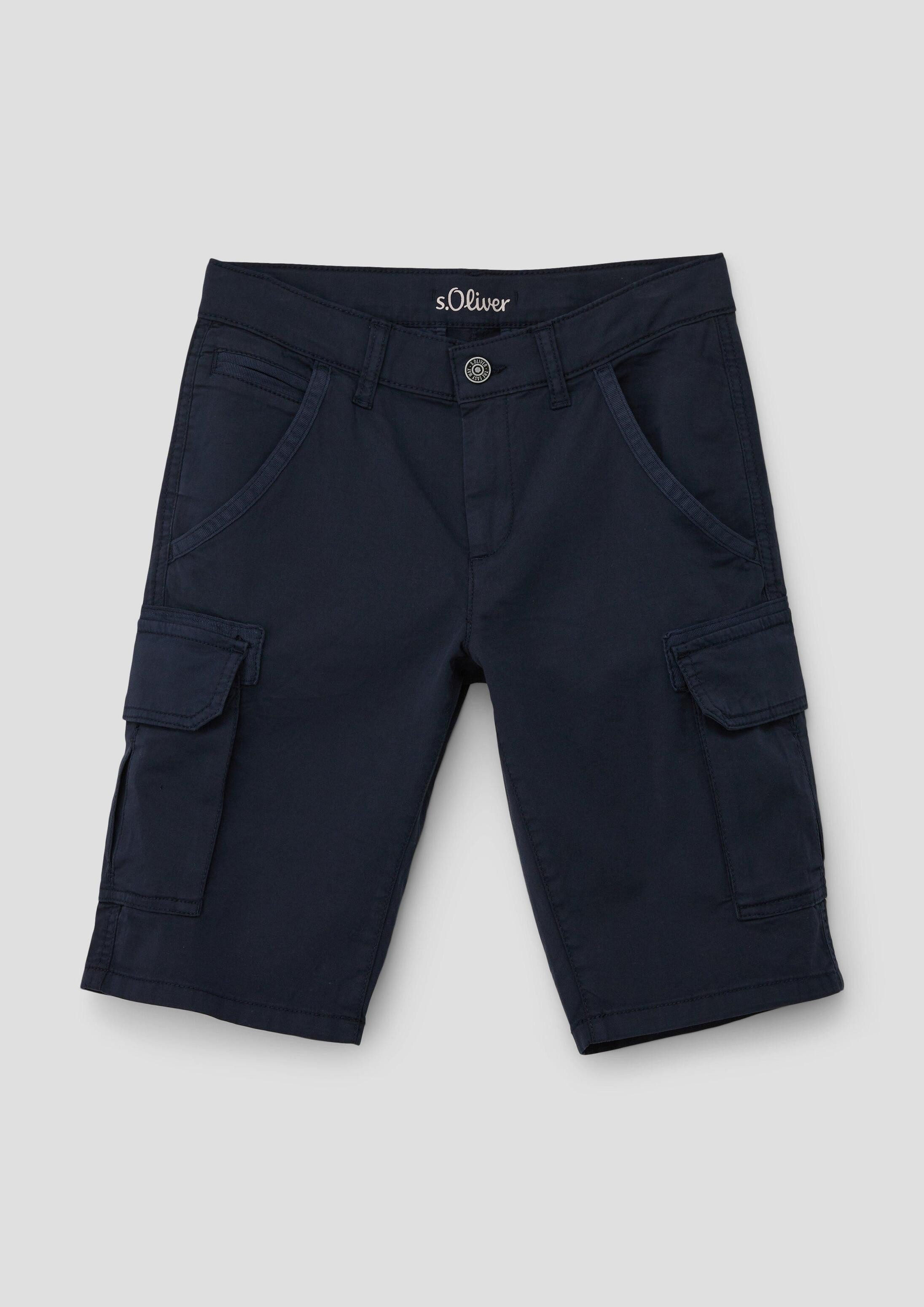 s.Oliver Shorts Hose SEATTLE Kurze Bermuda mit Cargo-Taschen