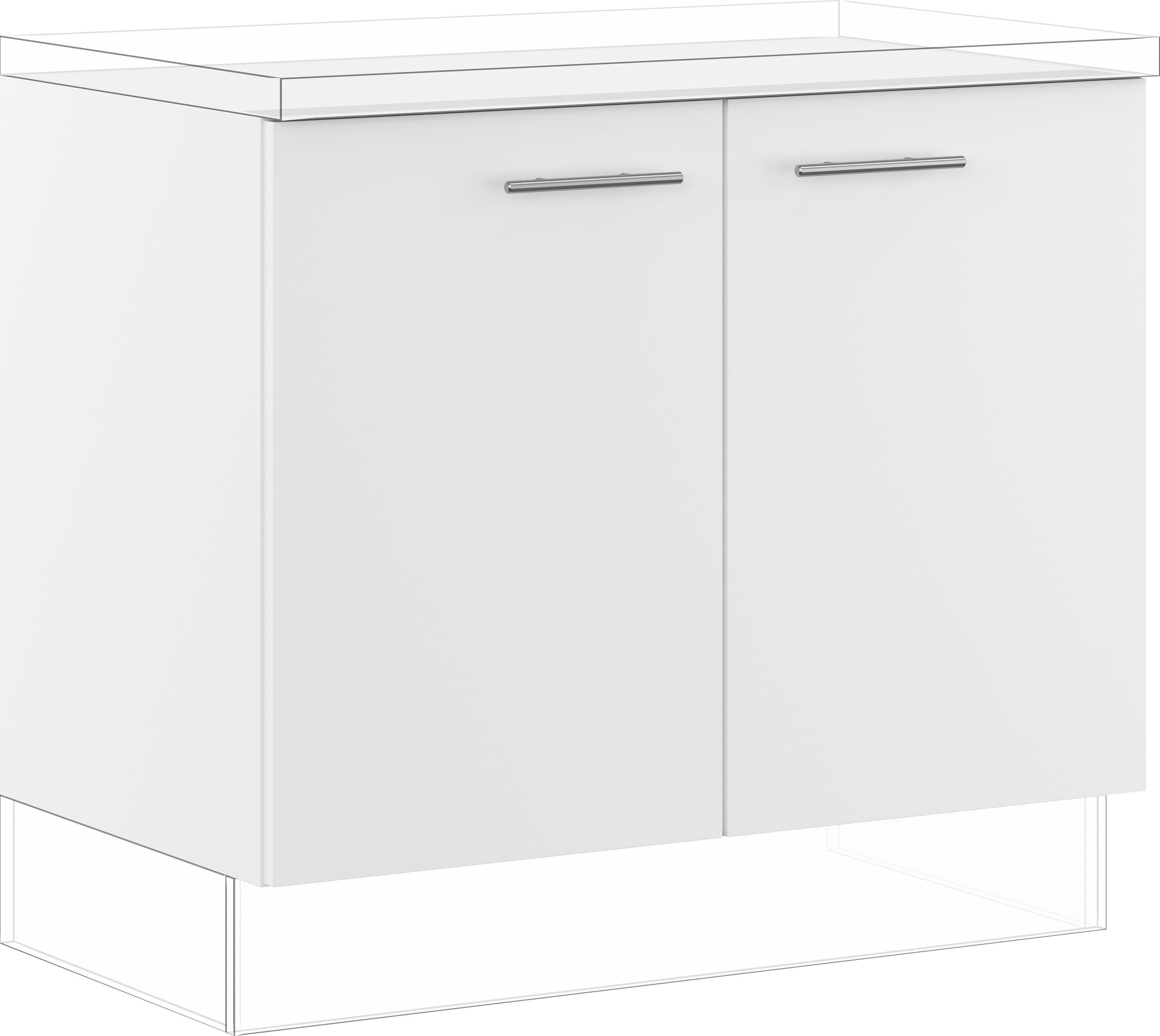 IMPULS KÜCHEN Spülenunterschrank "Prag und Valencia", Breite/Höhe: 100/72,3 cm vormontiert, mit Soft-Close