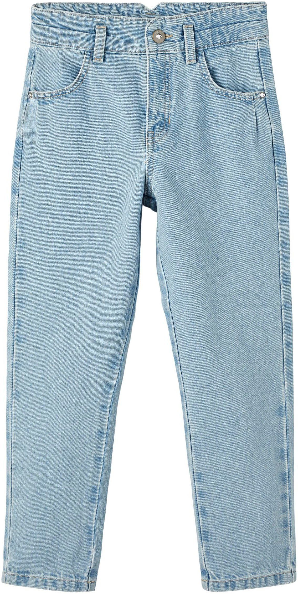 AN MOM Name Light 1092-DO Denim HW High-waist-Jeans It Blue JEANS NOOS NKFBELLA