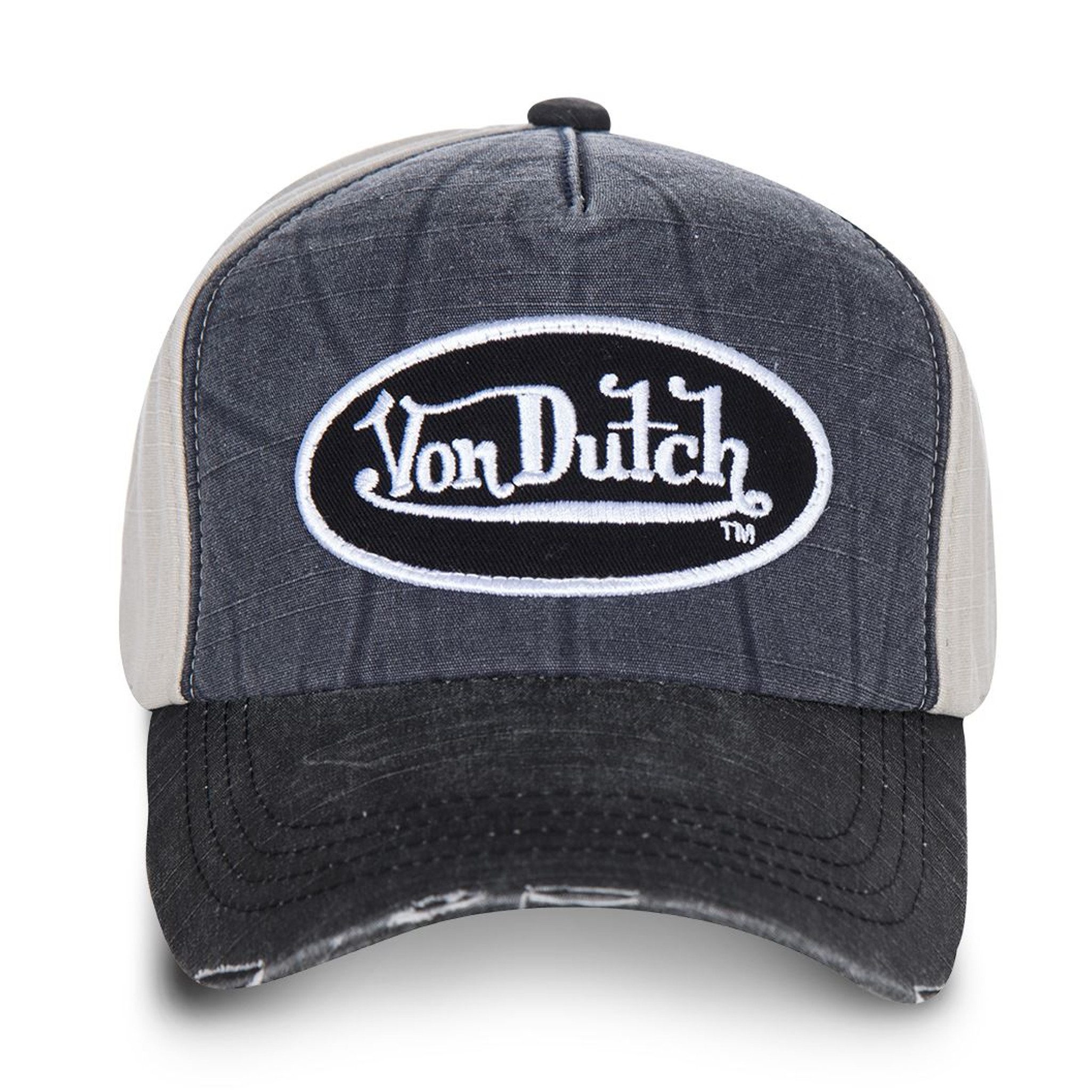 Von Dutch Baseball Cap Von Dutch Originals Baseball Cap - 3-TONE (Basecap, Basecap) Used-Look