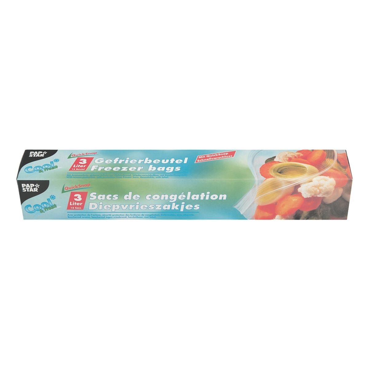PAPSTAR Морозильная сумка QuickSnap, 3 Liter
